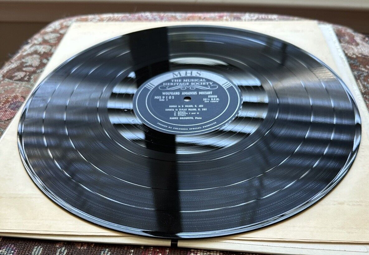 Mozart / Harris Goldsmith - Musical Heritage Society MHS-910 Stereo - Image 3