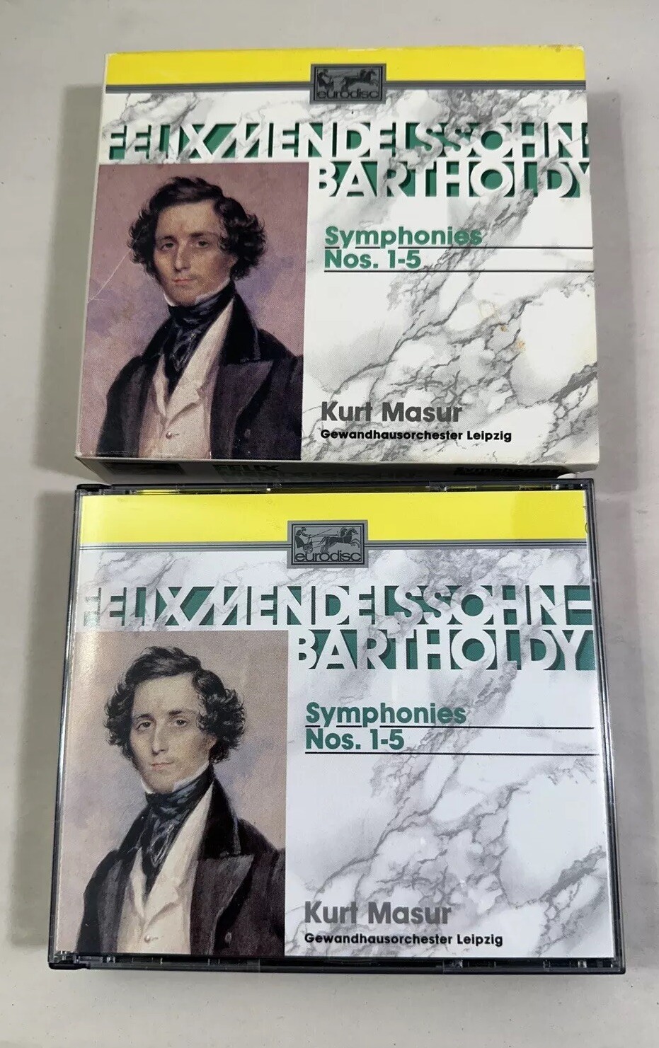 Felix Mendelssohn Bartholdy: Symphonies Nos 1-5 - Kurt Masur Eurodisc