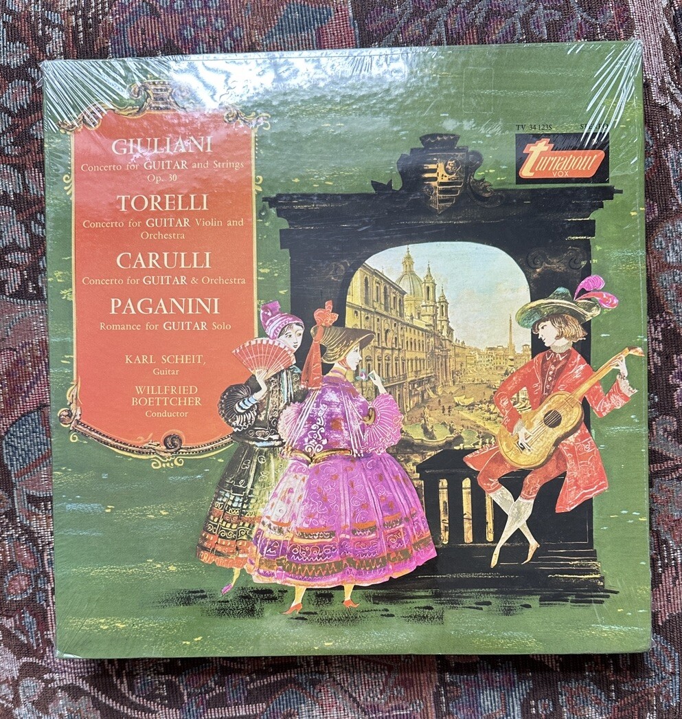 SEALED: Karl Scheit - Giuliani Torelli Carulli Paganini  Turnabout TV 34123S