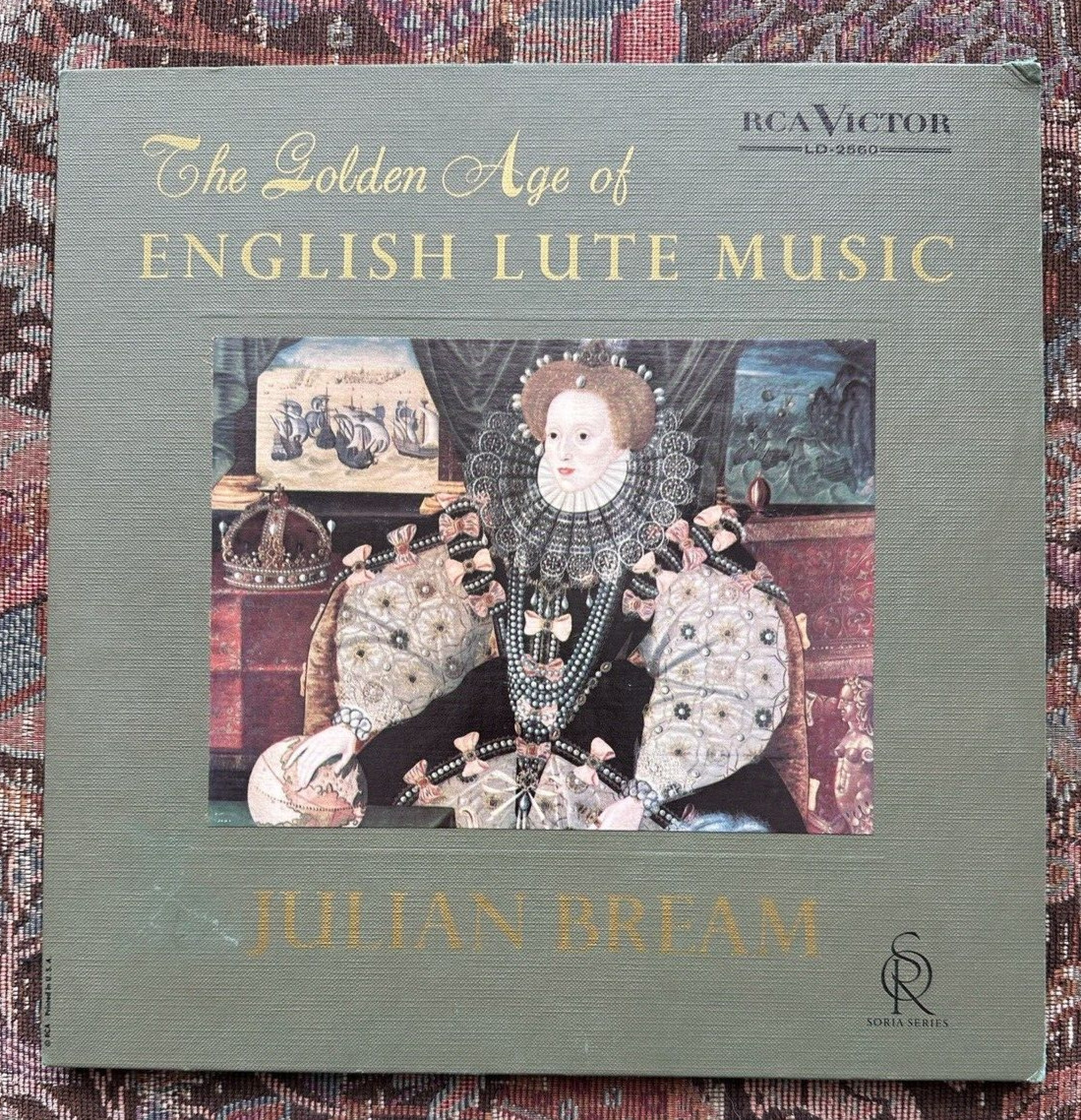 Julian Bream: The Golden Age Of English Lute Music - RCA LD-2560 - Image 1