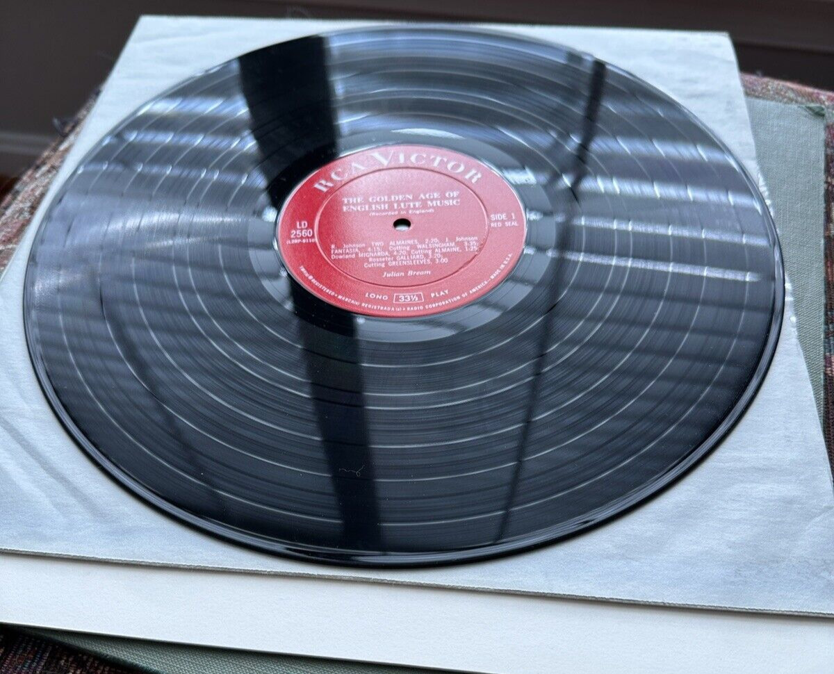 Julian Bream: The Golden Age Of English Lute Music - RCA LD-2560
