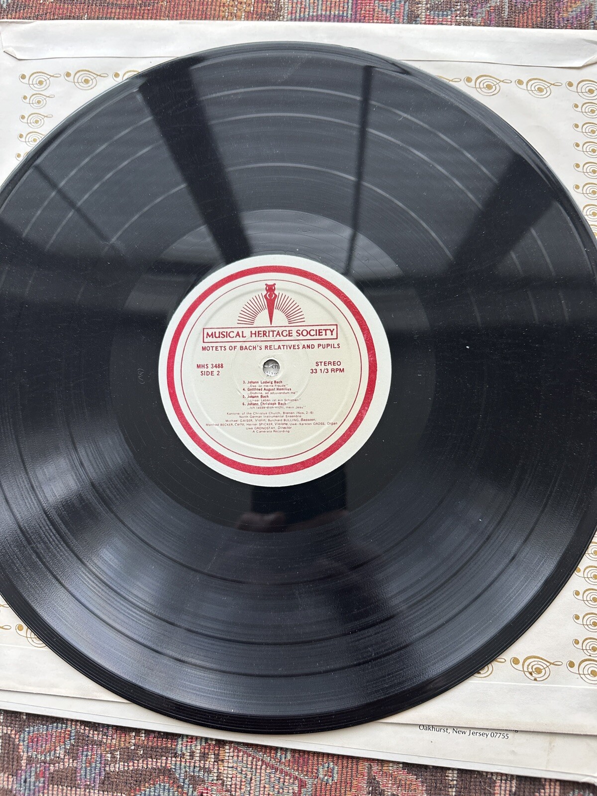 Motet's of Bach's Relatives and Pupils - MHS 3488 - Image 2