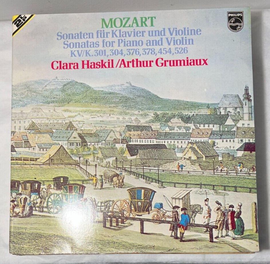 Mozart Sonatas Piano & Violin Clara Haskil Arthur Grumiaux - Philips 6599 804 - Image 1