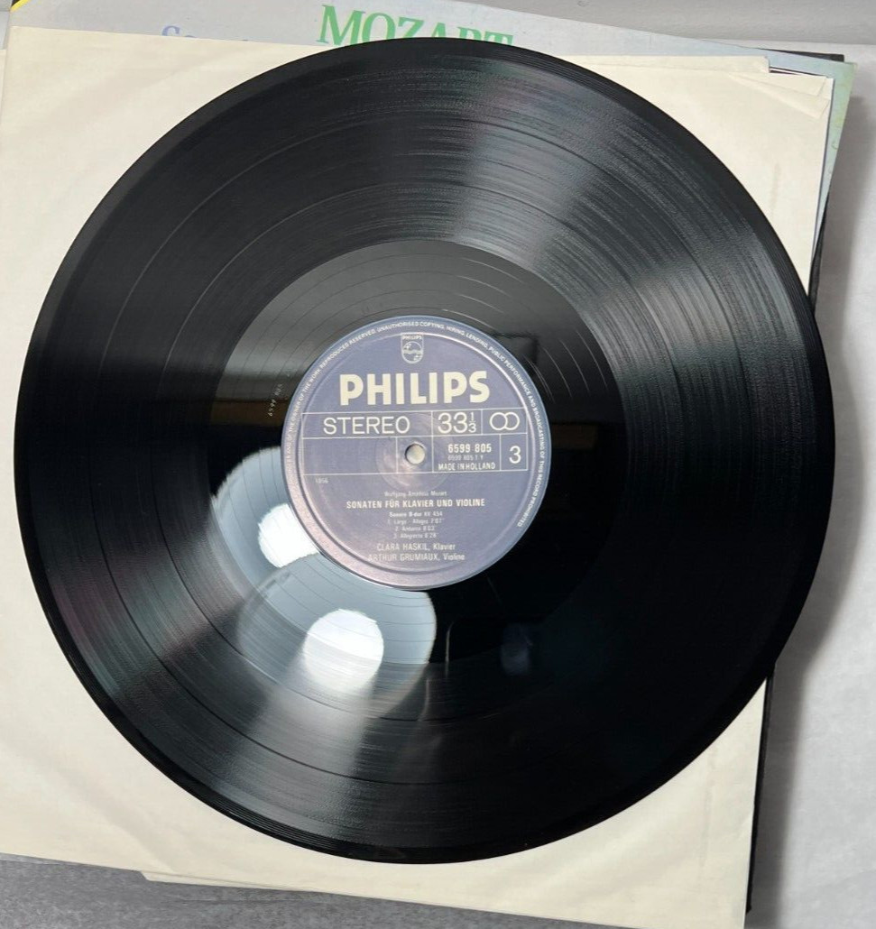 Mozart Sonatas Piano & Violin Clara Haskil Arthur Grumiaux - Philips 6599 804 - Image 4