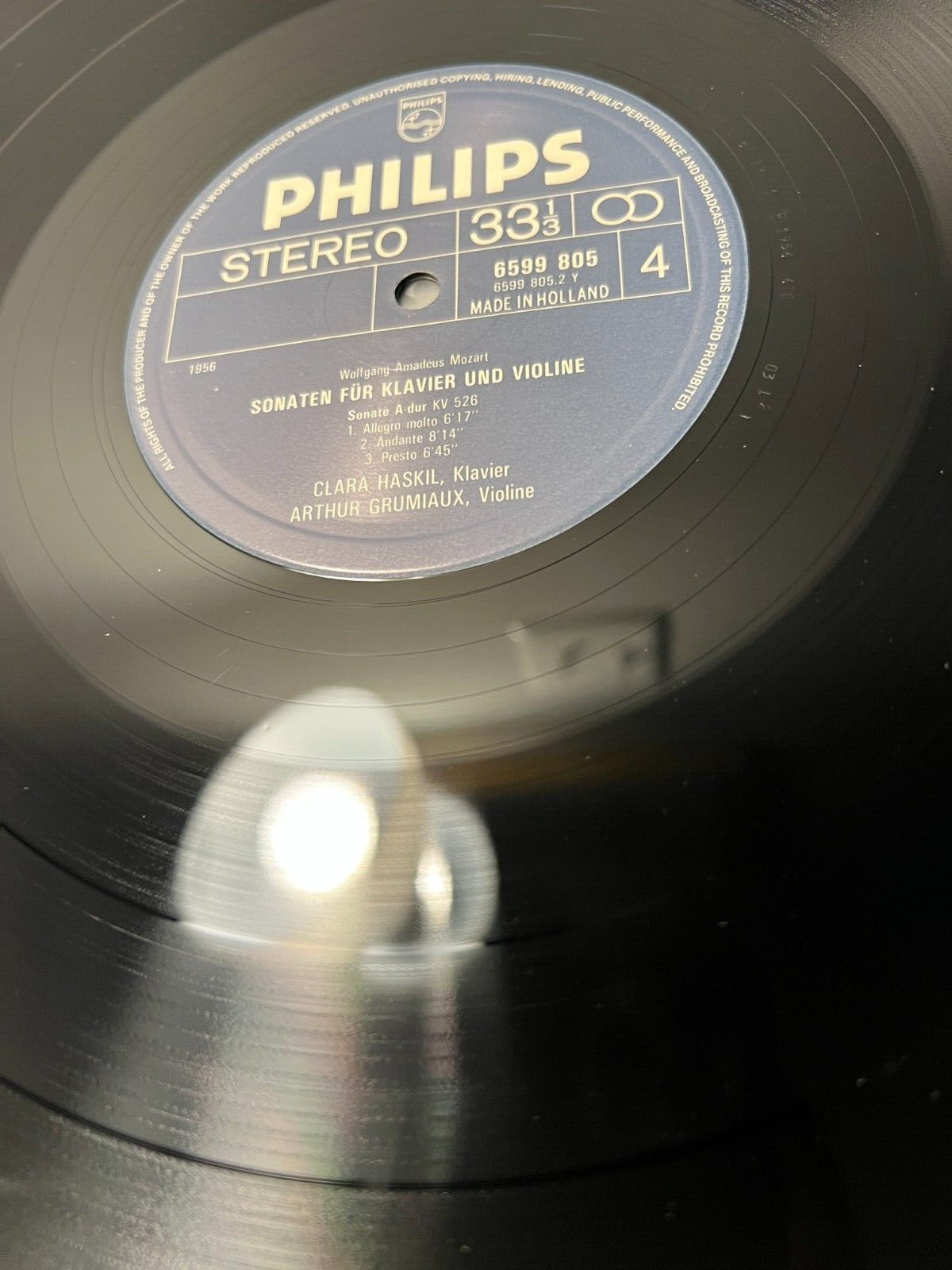 Mozart Sonatas Piano & Violin Clara Haskil Arthur Grumiaux - Philips 6599 804 - Image 6