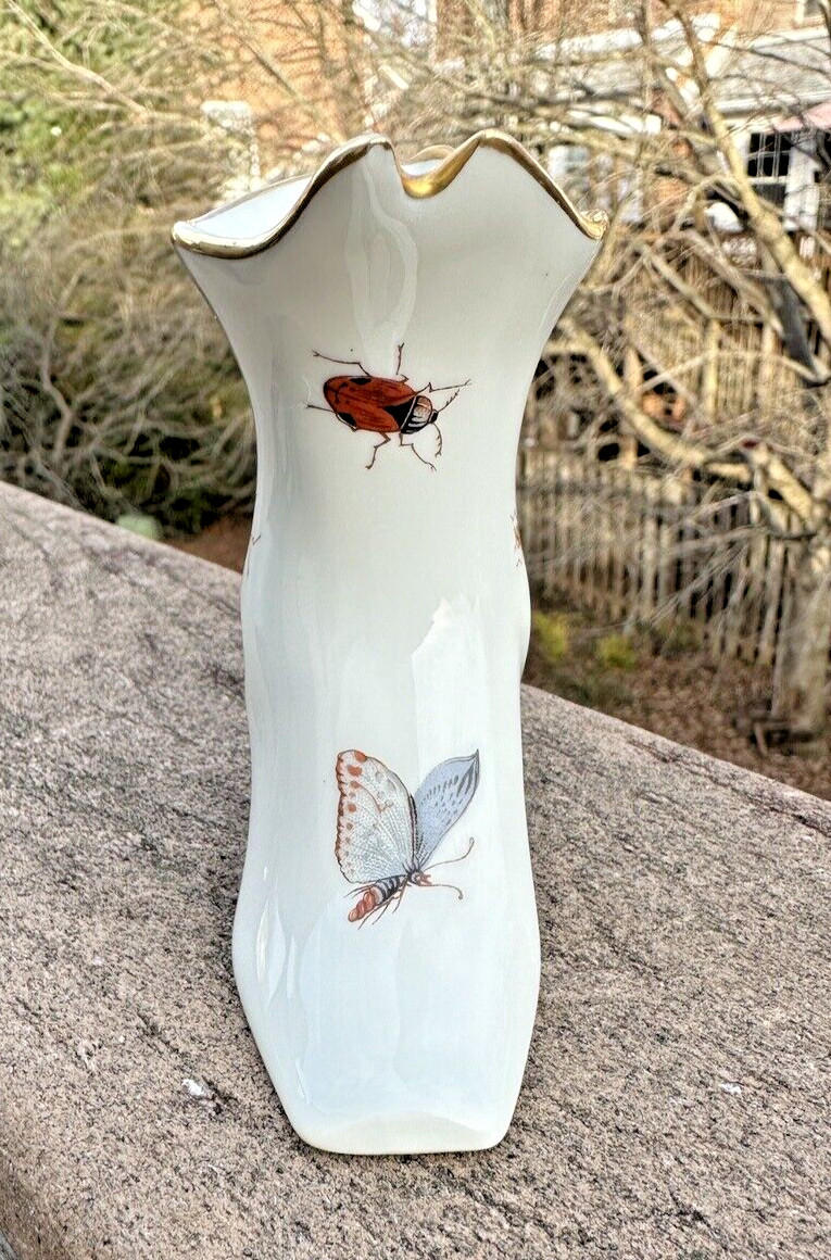 Limoges France Boot Hand Painted W/Gold Trim  - Image 1