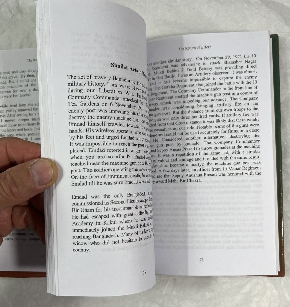 The Return of a Hero: Lt Colonel Quazi Sajjad Ali Zahir, Bir Protik - Image 9