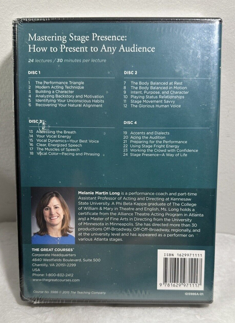 SEALED DVDs: Mastering Stage Presence : How to Present to Any Audience - Image 1
