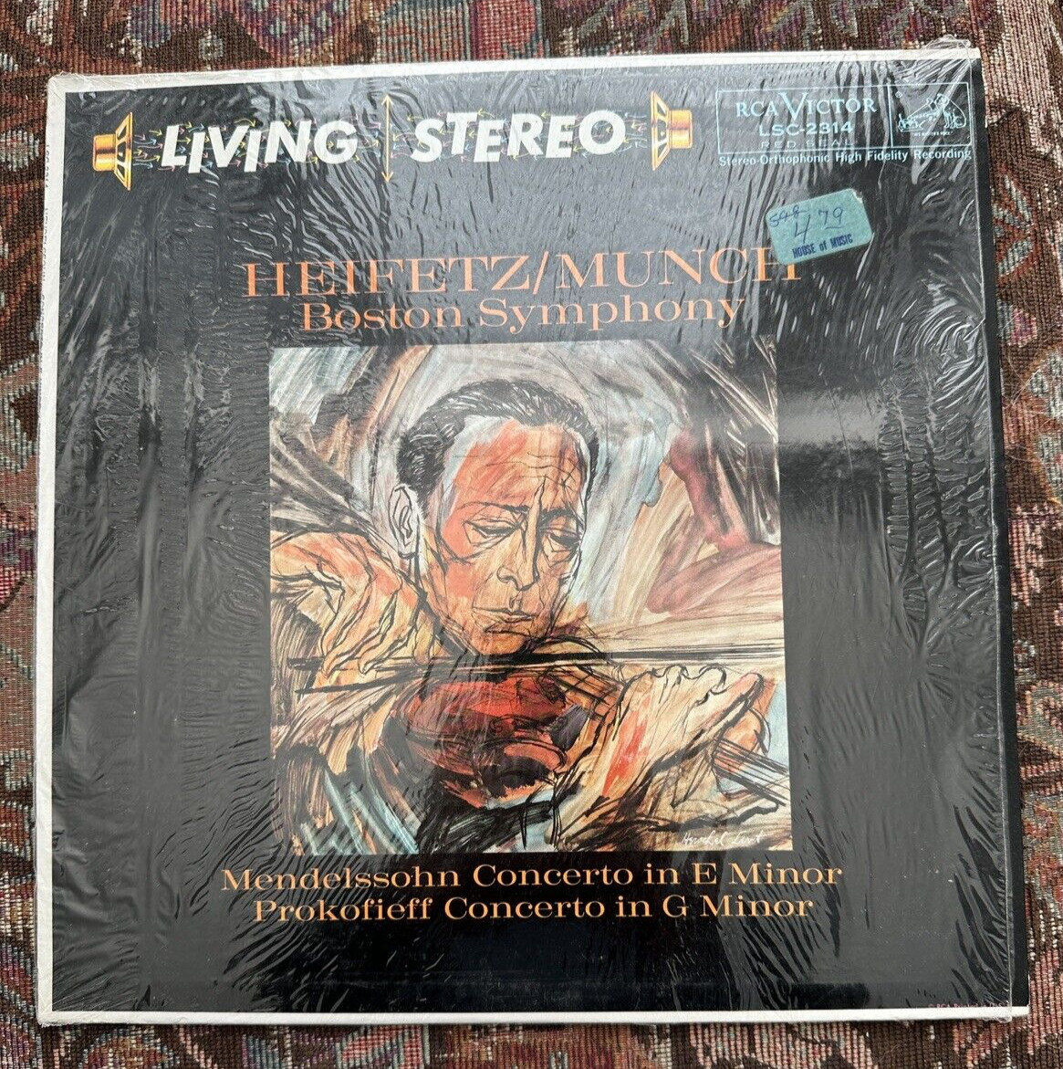RCA LSC-2314 Heifetz Munch Mendelssohn Prokofieff Concertos - Image 1