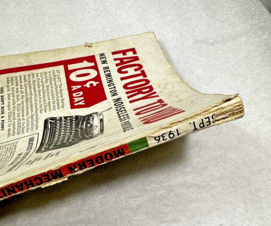 Modern Mechanix & Inventions Magazine September 1936 - German Paddle Plane - Image 4