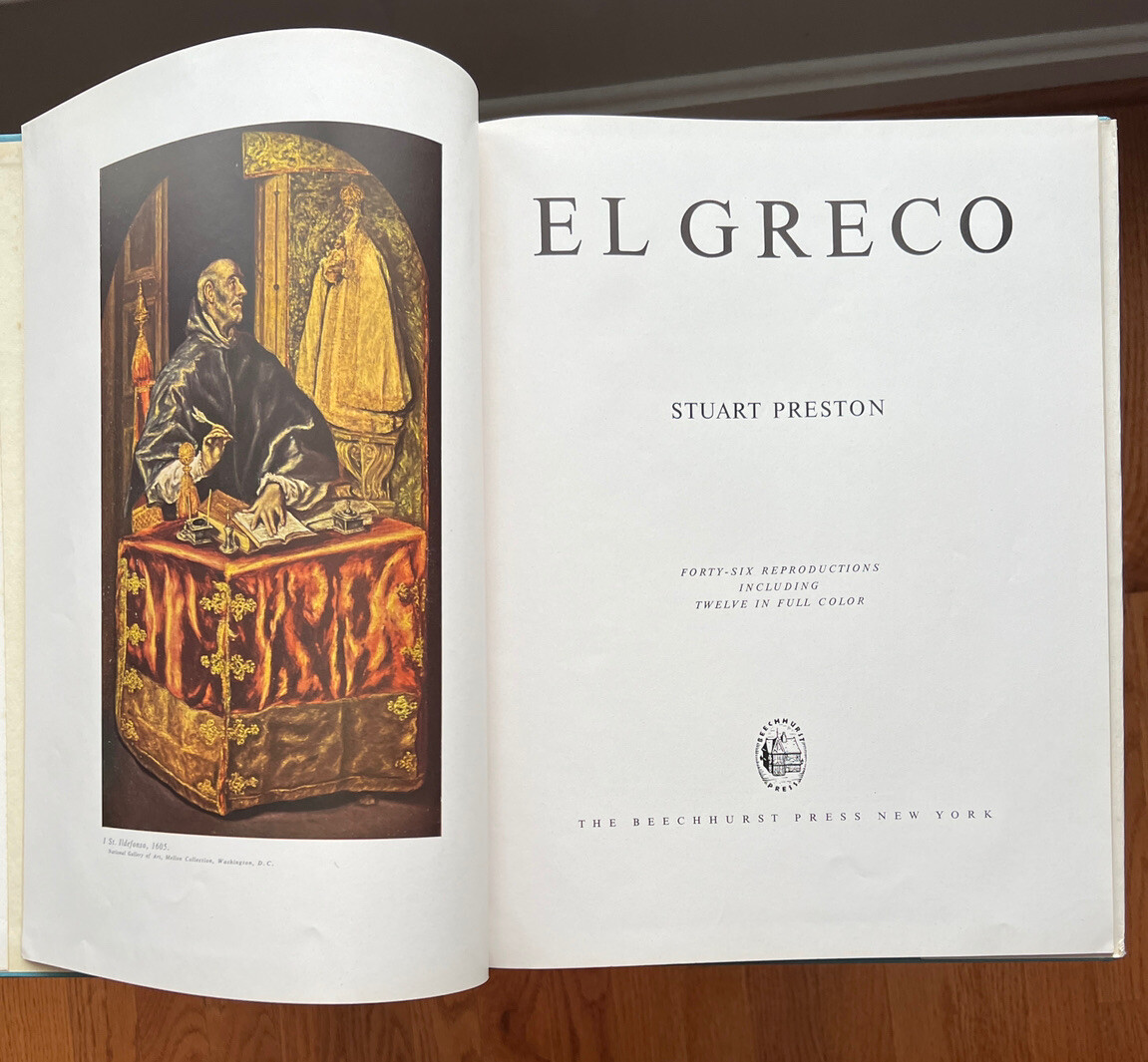 El Greco Stuart Preston - First Edition - The Beechhurst Press 1950 - HC/DJ - Image 2