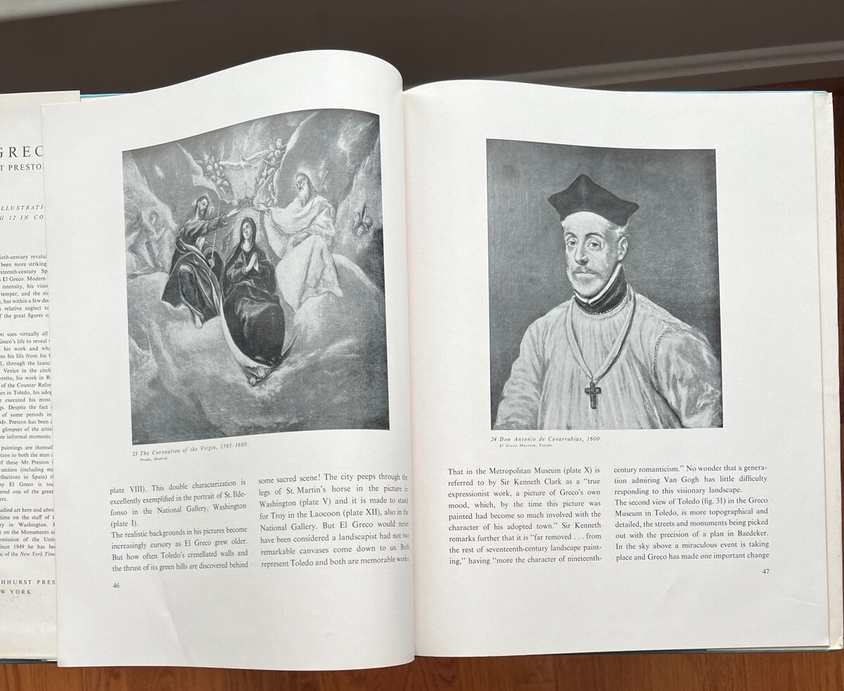 El Greco Stuart Preston - First Edition - The Beechhurst Press 1950 - HC/DJ - Image 3