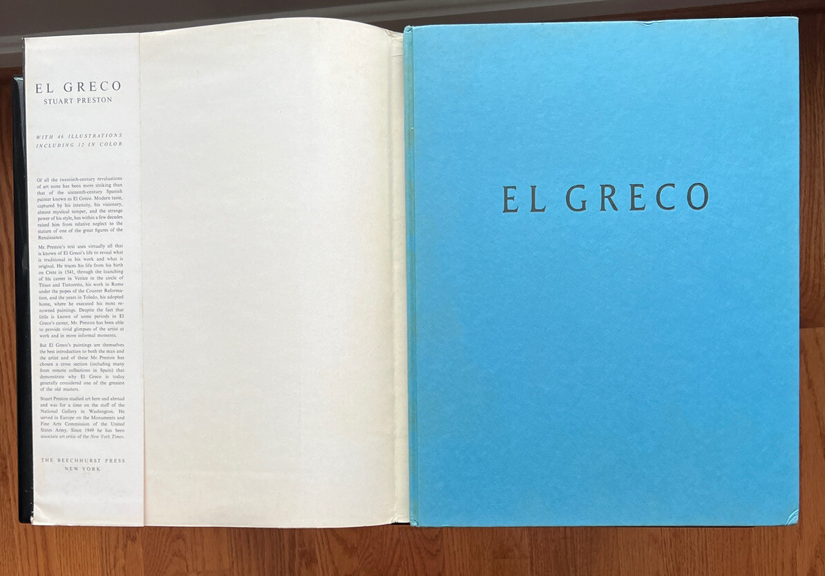 El Greco Stuart Preston - First Edition - The Beechhurst Press 1950 - HC/DJ - Image 8
