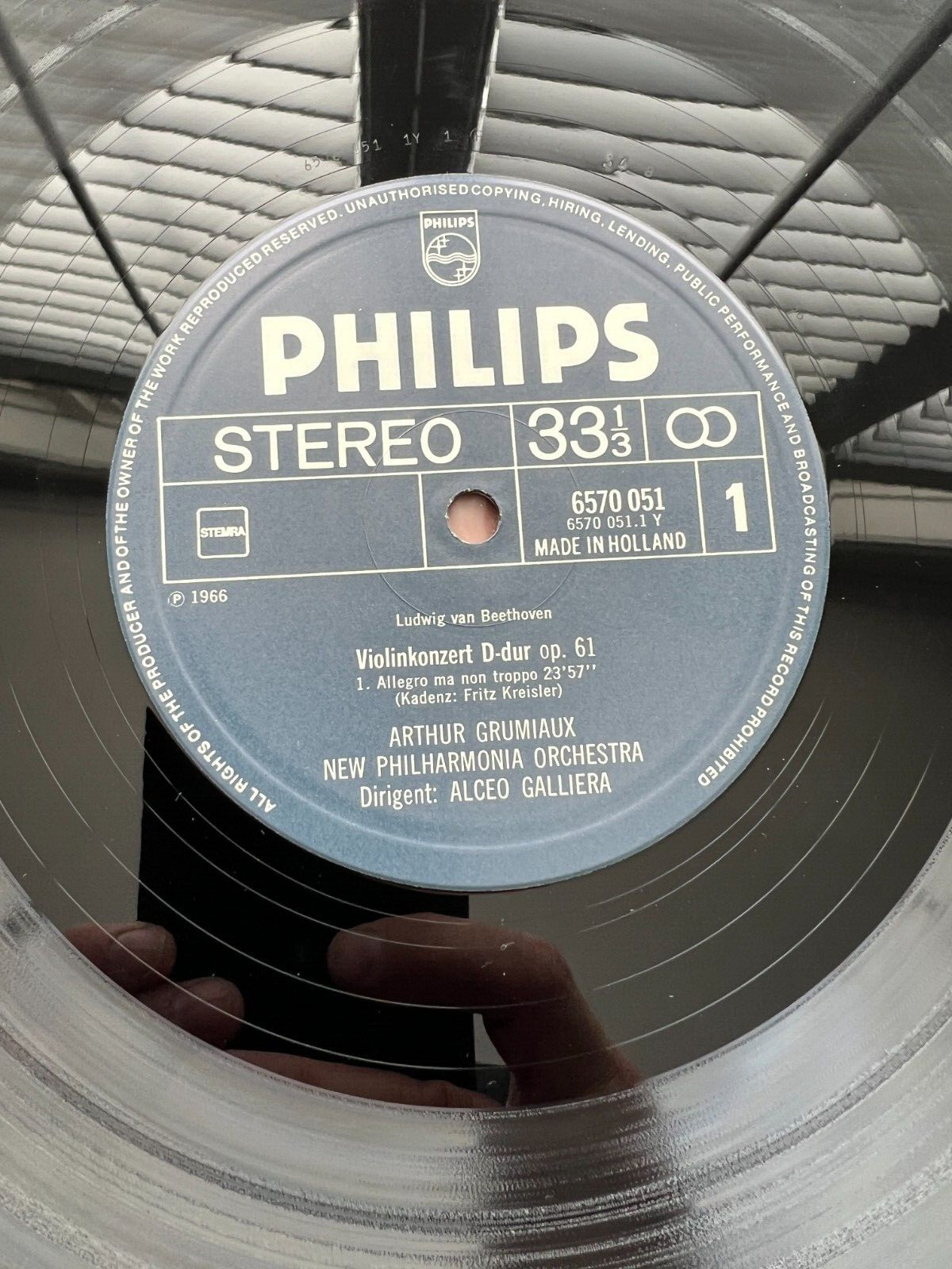 Beethoven Violin Concerto - Arthur Grumiaux - Philips 6570 051 - Image 5