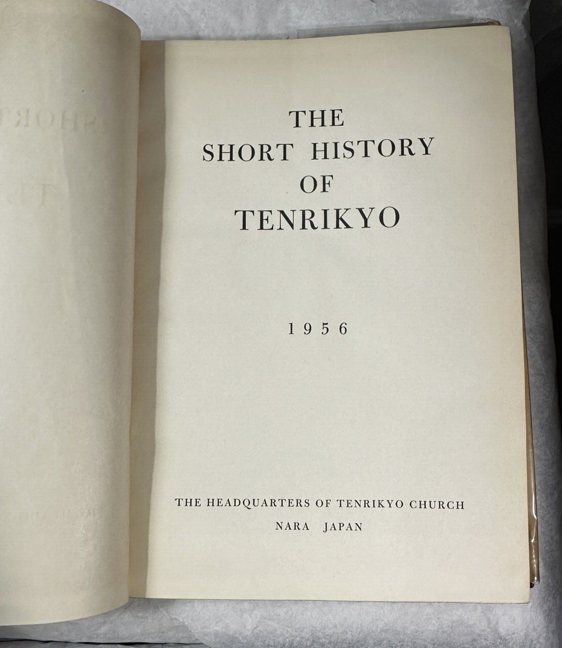 The Short History of Tenrikyo - 1956 - First Edition - Image 1