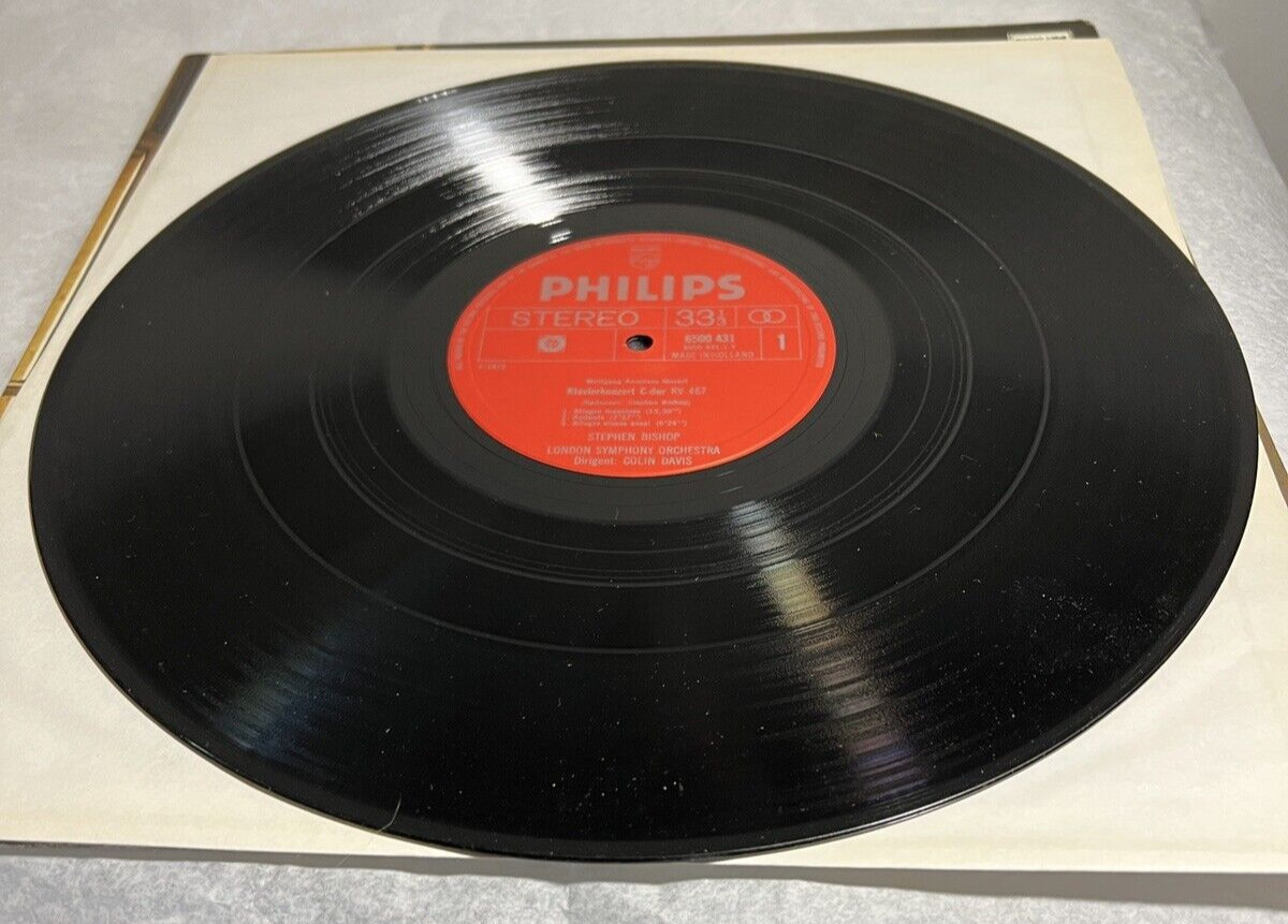 Mozart: Piano Concerti KV 467 and 503 - Stephen Bishop - Philips 6500 431 - Image 1