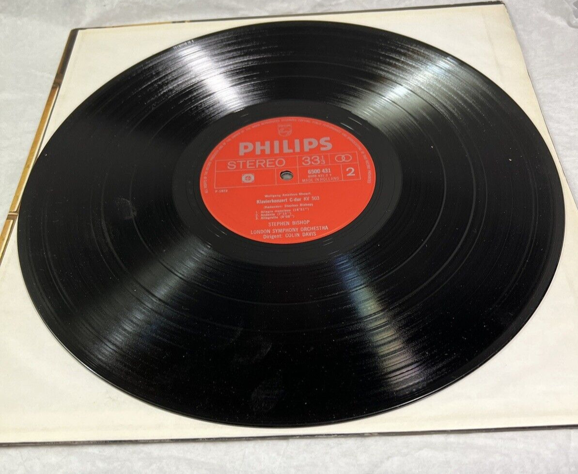 Mozart: Piano Concerti KV 467 and 503 - Stephen Bishop - Philips 6500 431 - Image 3