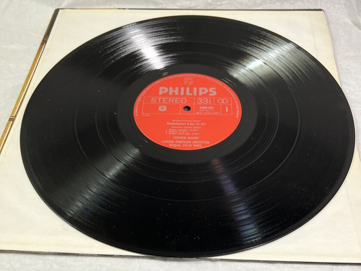 Mozart: Piano Concerti KV 467 and 503 - Stephen Bishop - Philips 6500 431 - Image 7