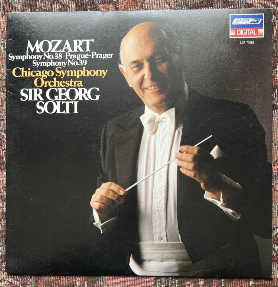 Sir Georg Solti CSO -- Mozart Symphony 38 and 39 - London Digital LDR 71088 - Image 1