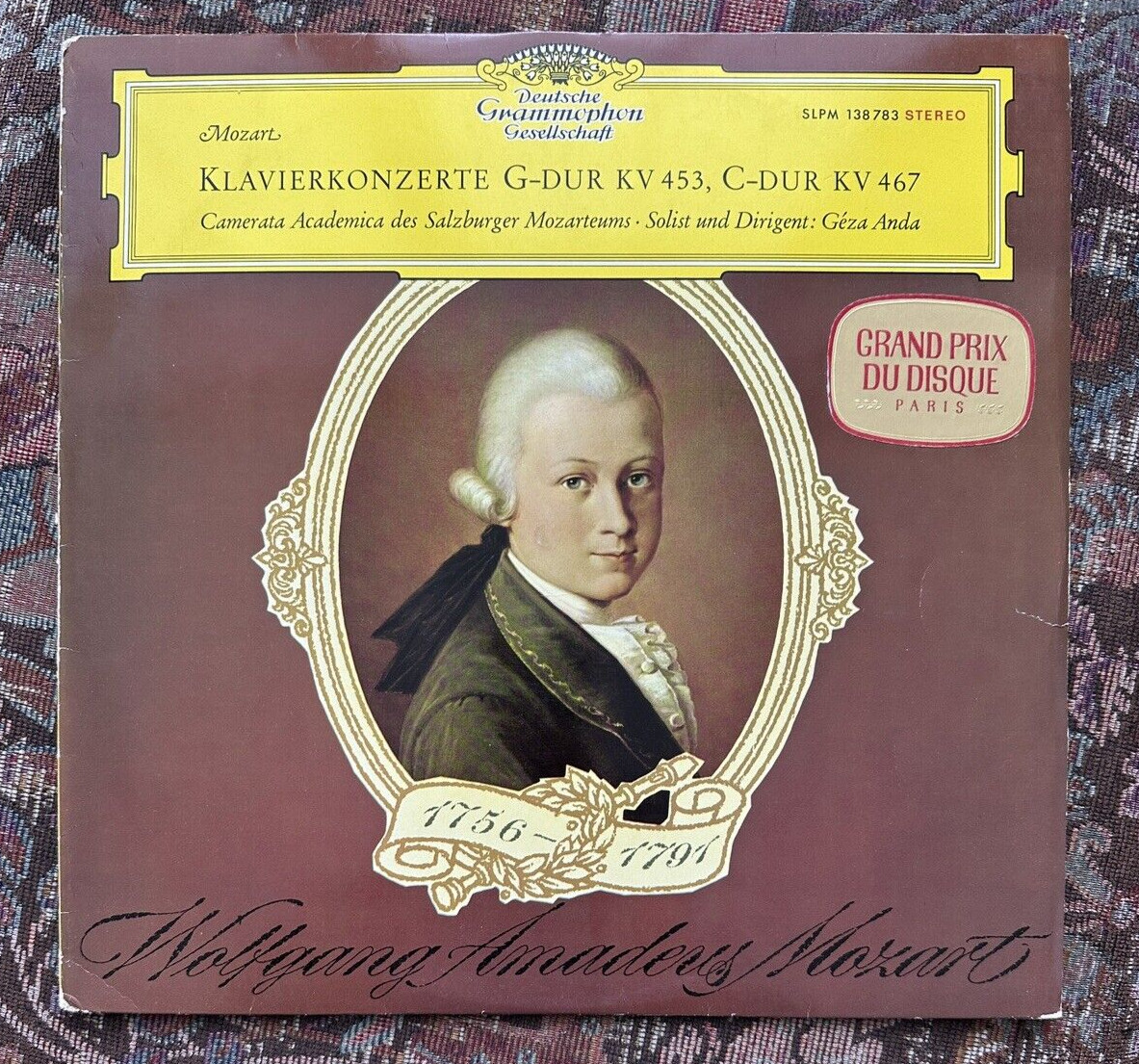 Mozart / Anda - Piano Concerti 17 and 21  - DG Red Stereo SLPM 138783