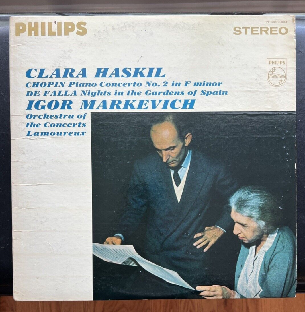Clara Haskil: Chopin Concerto No. 2 - Igor Markevich, Philips 900-034 - Image 1