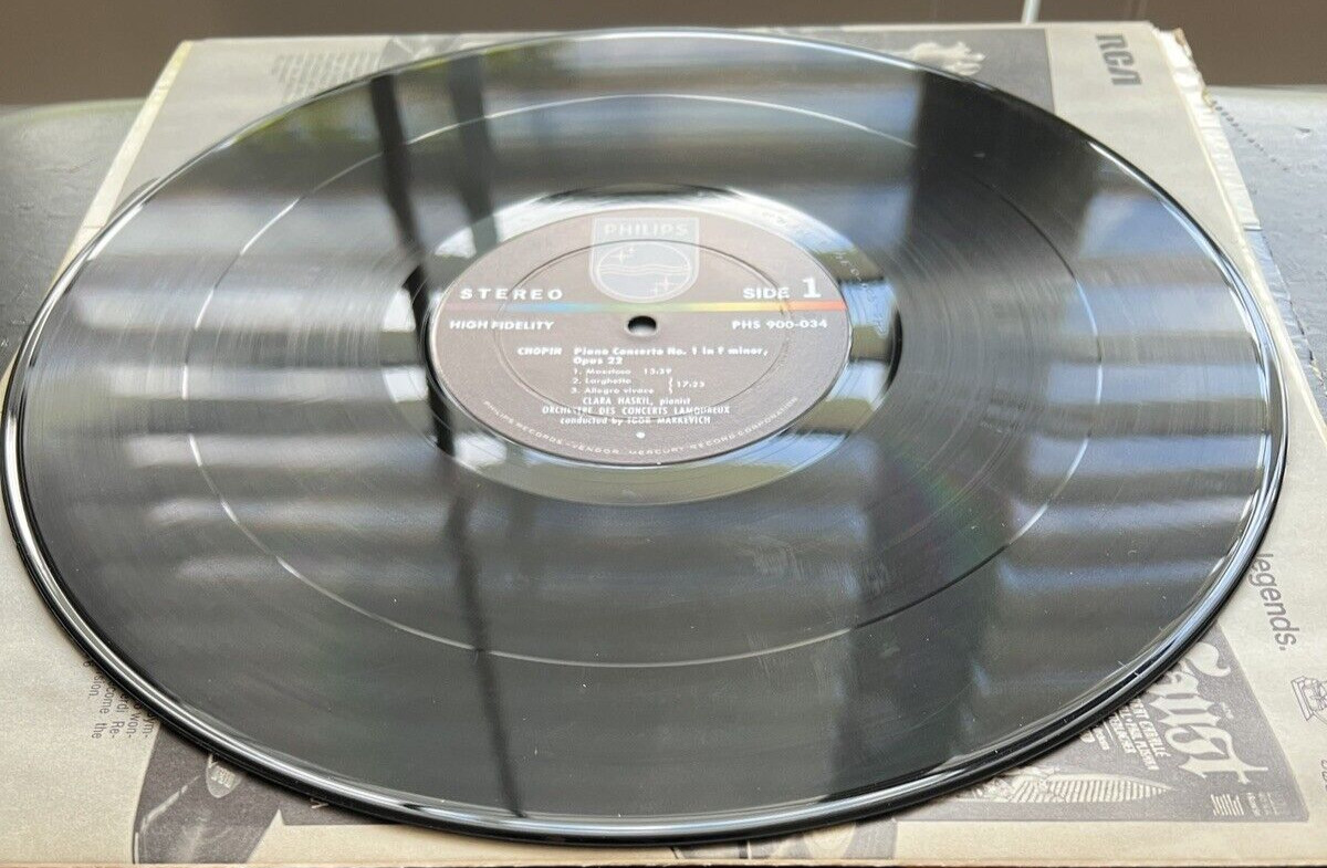 Clara Haskil: Chopin Concerto No. 2 - Igor Markevich, Philips 900-034 - Image 3