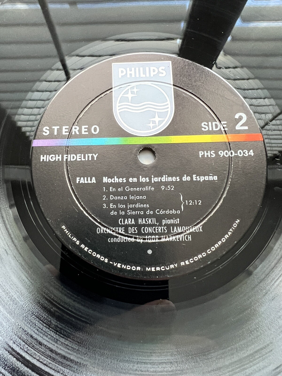 Clara Haskil: Chopin Concerto No. 2 - Igor Markevich, Philips 900-034 - Image 4