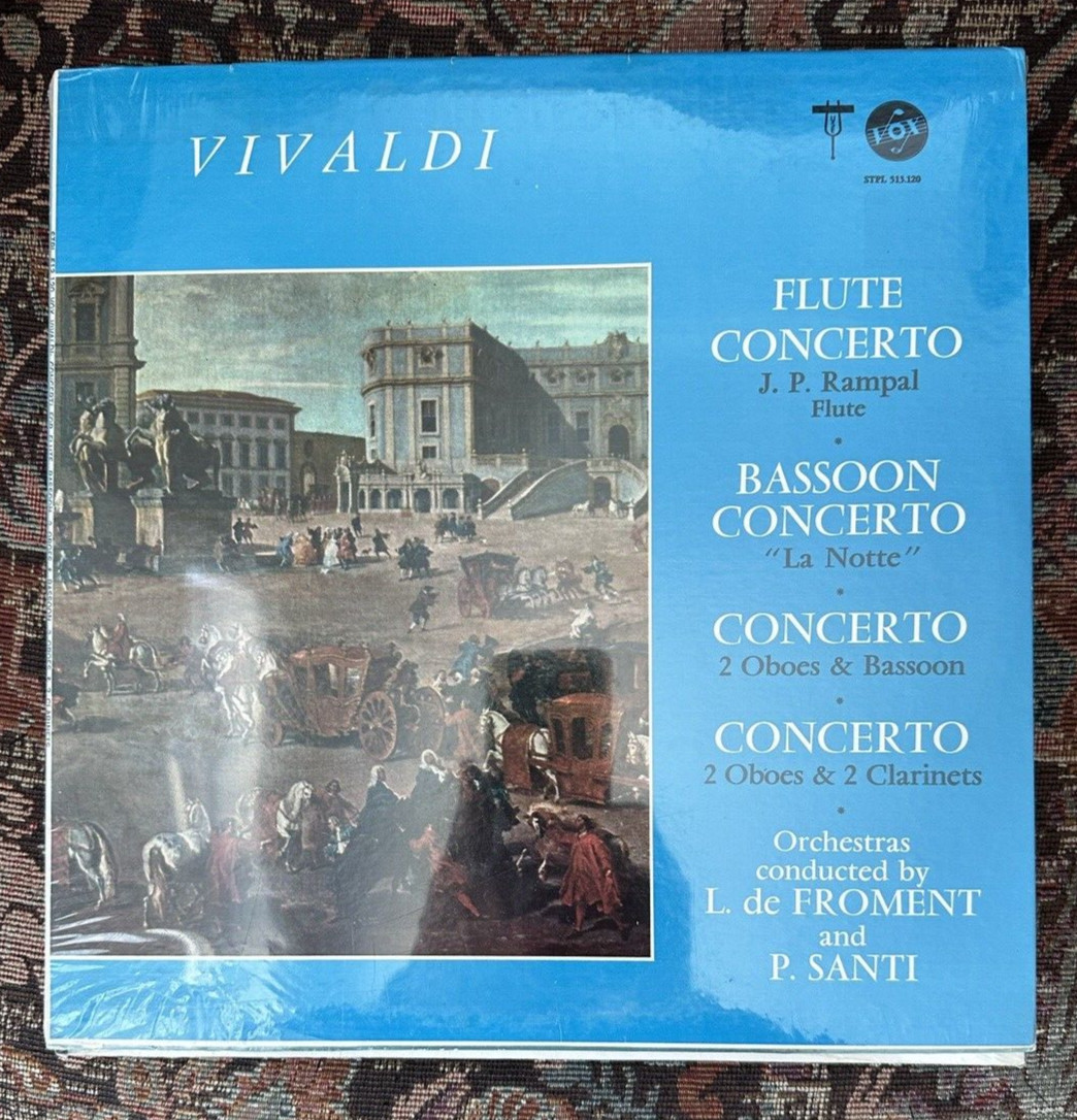 SEALED: Vivaldi Flute Concerto / Bassoon Concerto - Rampal - Vox  STPL 513.120
