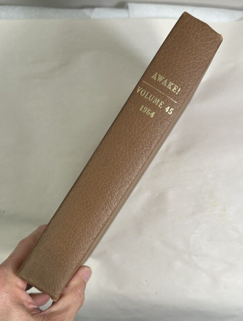 AWAKE! VOLUME 45 1964, JANUARY - DECEMBER, COMPLETE YEAR  by Watchtower  - Image 3