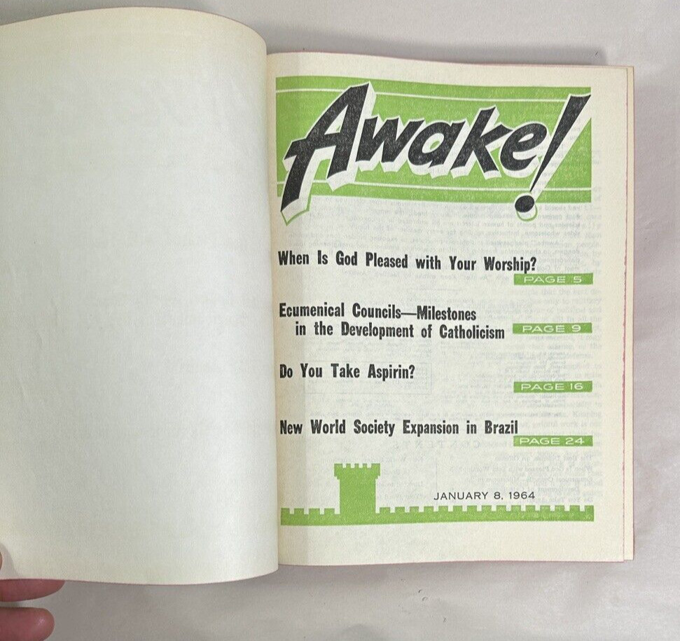 AWAKE! VOLUME 45 1964, JANUARY - DECEMBER, COMPLETE YEAR  by Watchtower 