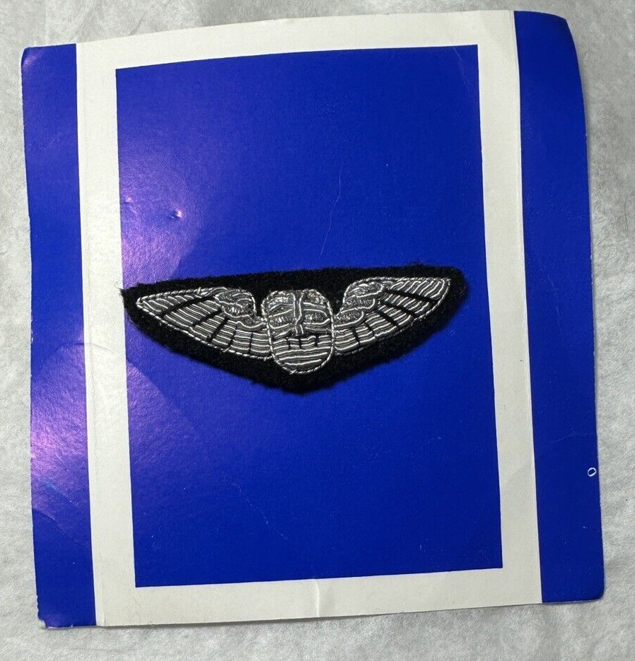 US USAF Bullion Embroidered Pilots Wings - Unused