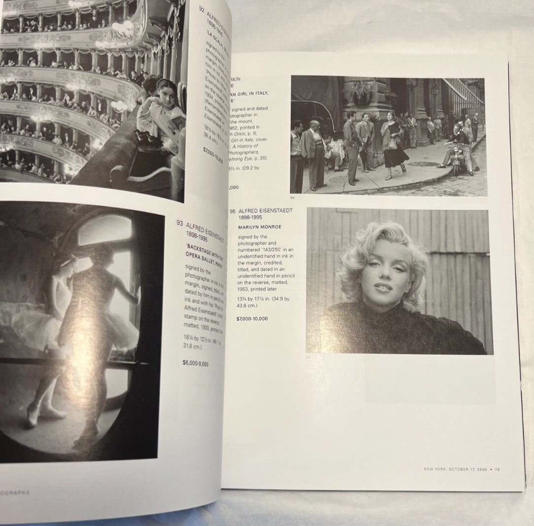 SOTHEBY'S PHOTOGRAPHS NEW YORK OCTOBER 17, 2006 - Image 4