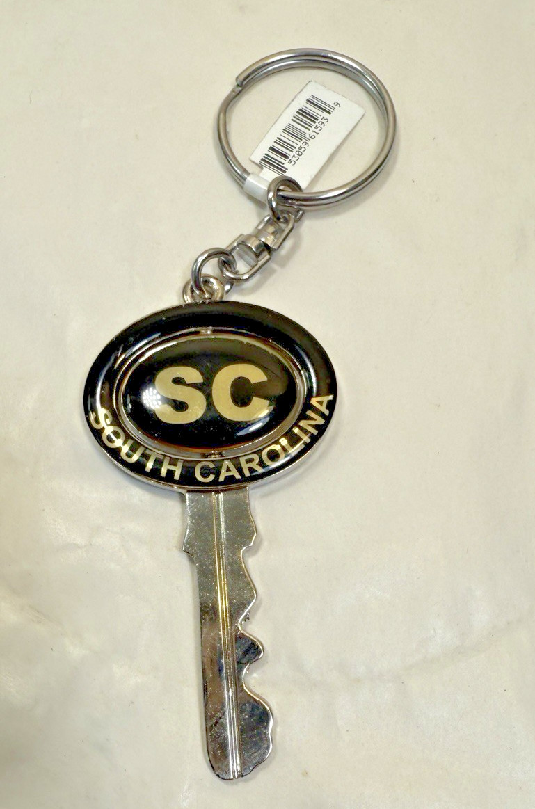 South Carolina Swivel Keychain - New with Tag - Image 1