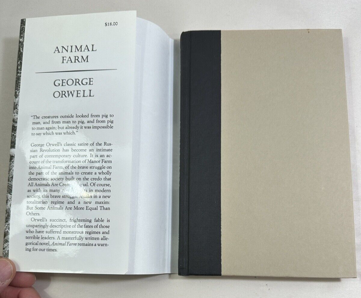 ANIMAL FARM by GEORGE ORWELL Illustrated Modern Classics Hardcover - Unread - Image 1