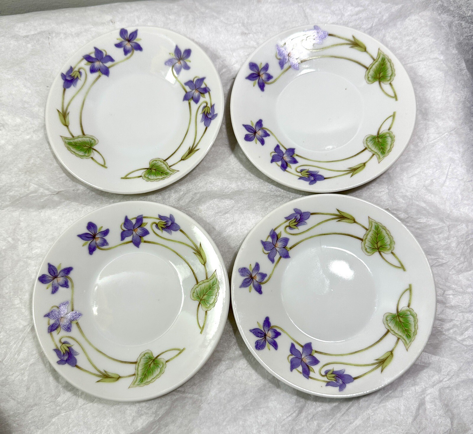 Set of 4 Vintage Toscany Tahoe Fine China Demitasse Cup and Saucer Sets Japan - Image 8