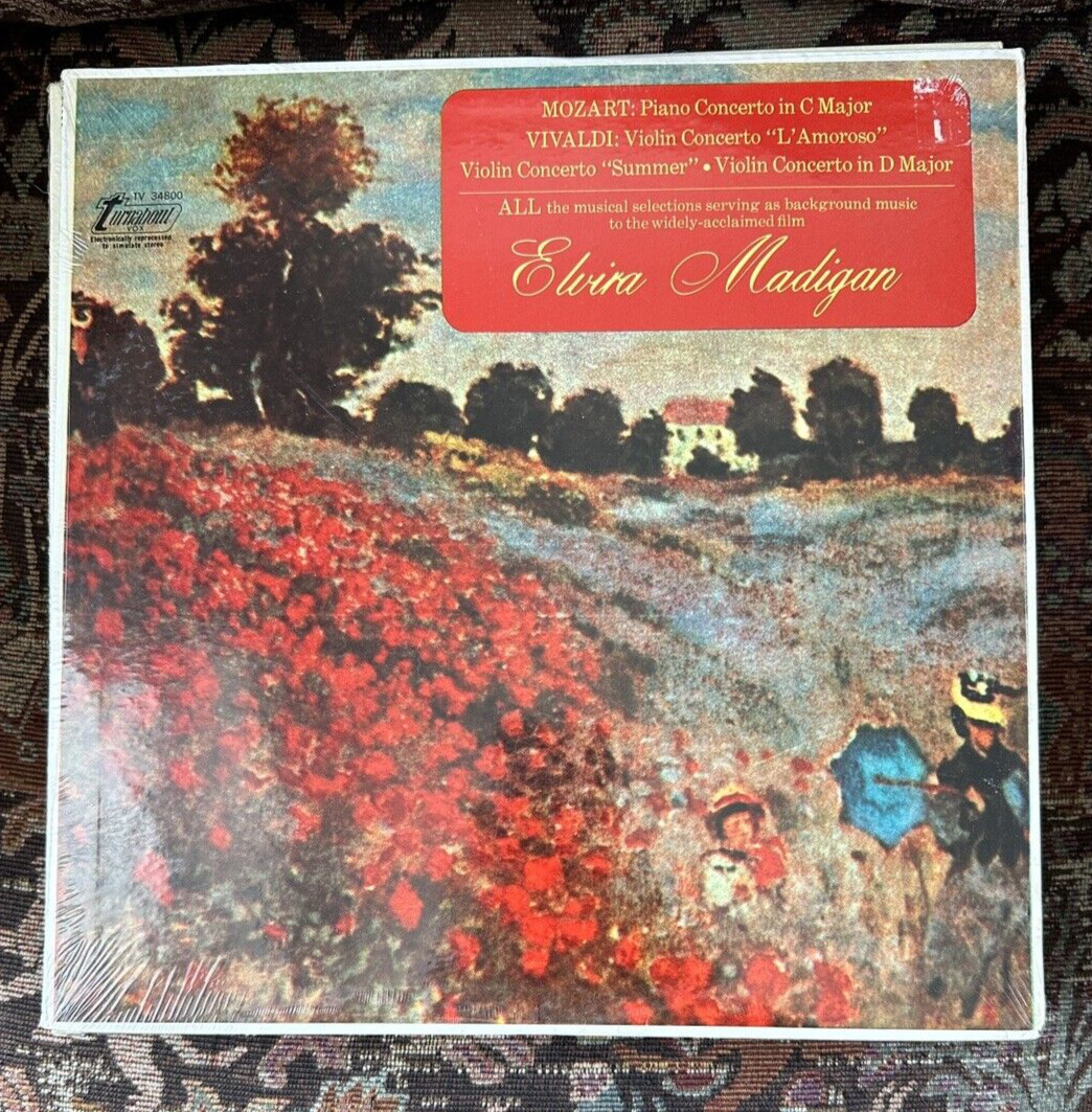 SEALED: Maria Tipo - Mozart & Vivaldi / Elvira Madigan / Turnabout  TV 34800