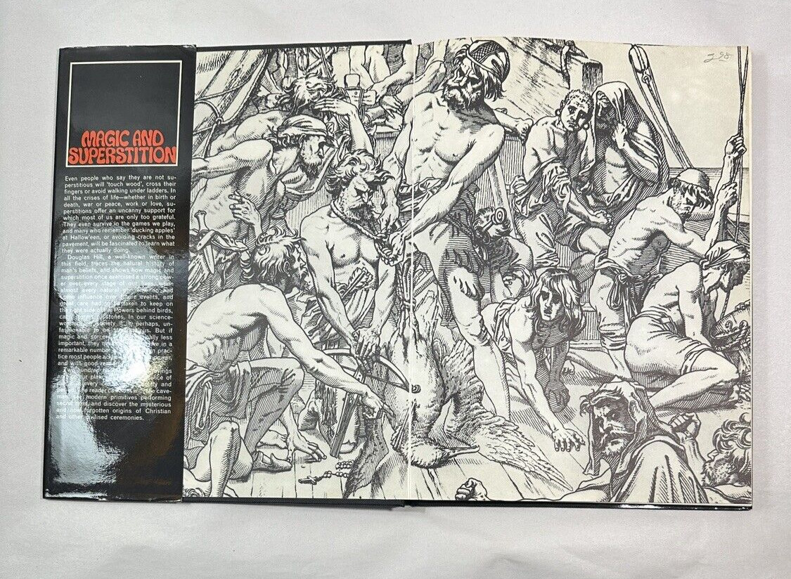 Magic and Superstition - Douglas Hill 1968 Hardcover Dust Jacket 1st Printing - Image 1