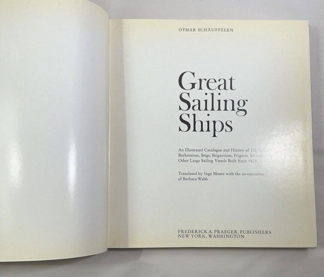 Great Sailing Ships: An Illustrated Catalogue and History - Otmar Schäuffelen - Image 2