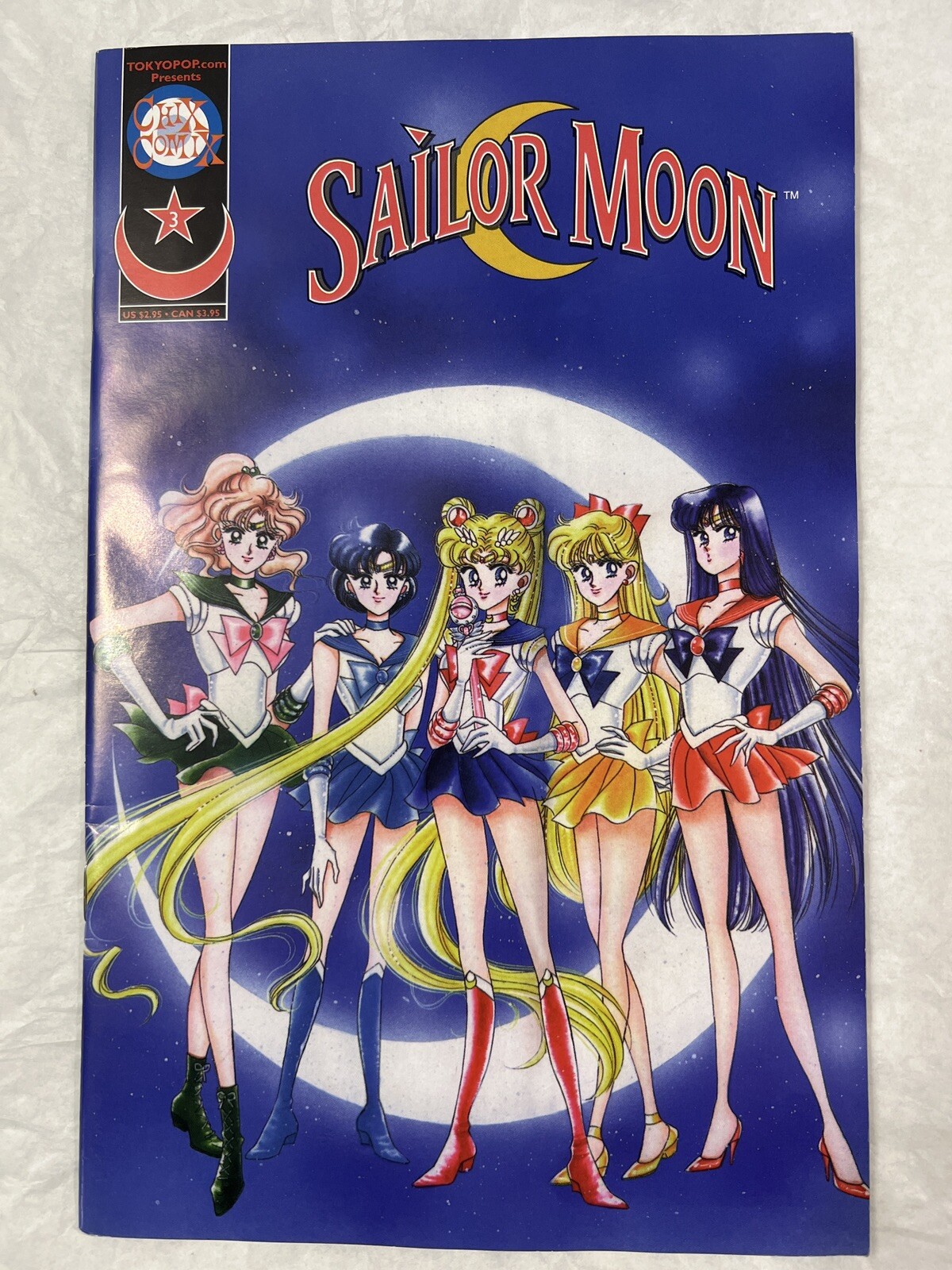 Sailor Moon 3 Chix Comic Variant Tokyopop Comic Book 2nd Printing 2000 
