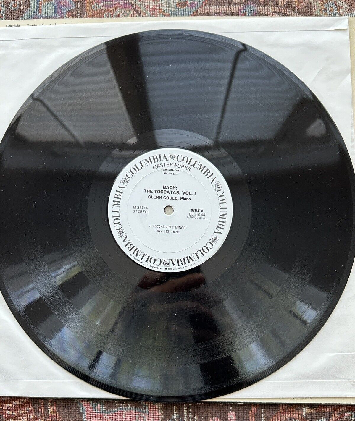 Glenn Gould - Bach Toccatas Vol. 1 - Columbia Masterworks M 35144 - Image 2