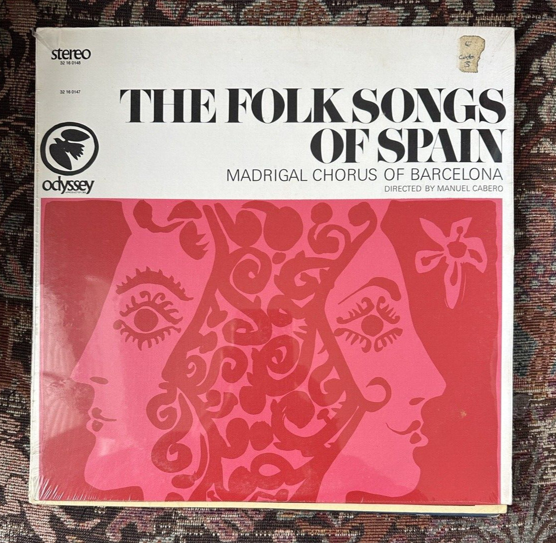 SEALED: The Folk Songs of Spain- Madrigal Chorus, Barcelona - Odyssey 32 16 0147
