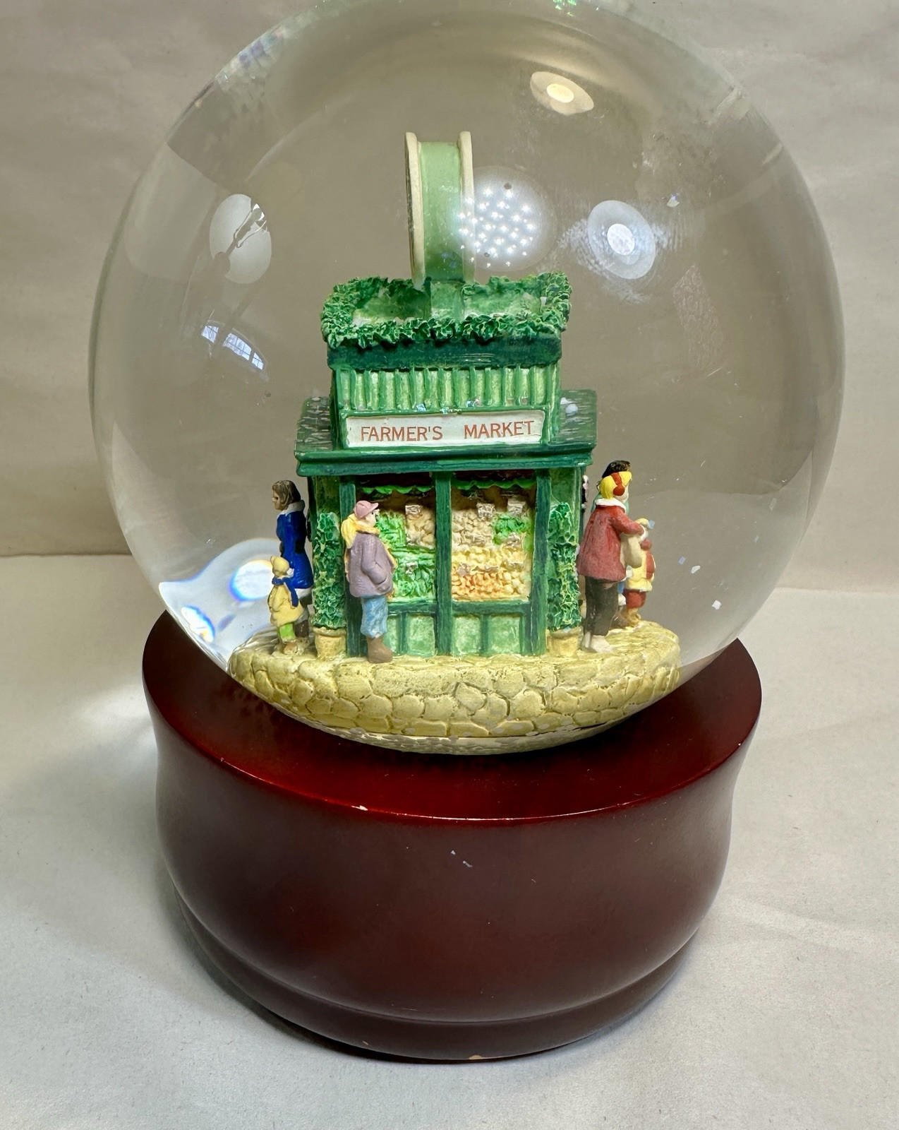 Starbucks Christmas Snow Globe - 1971 Starbucks Store - Music Box - 1999 - Image 3