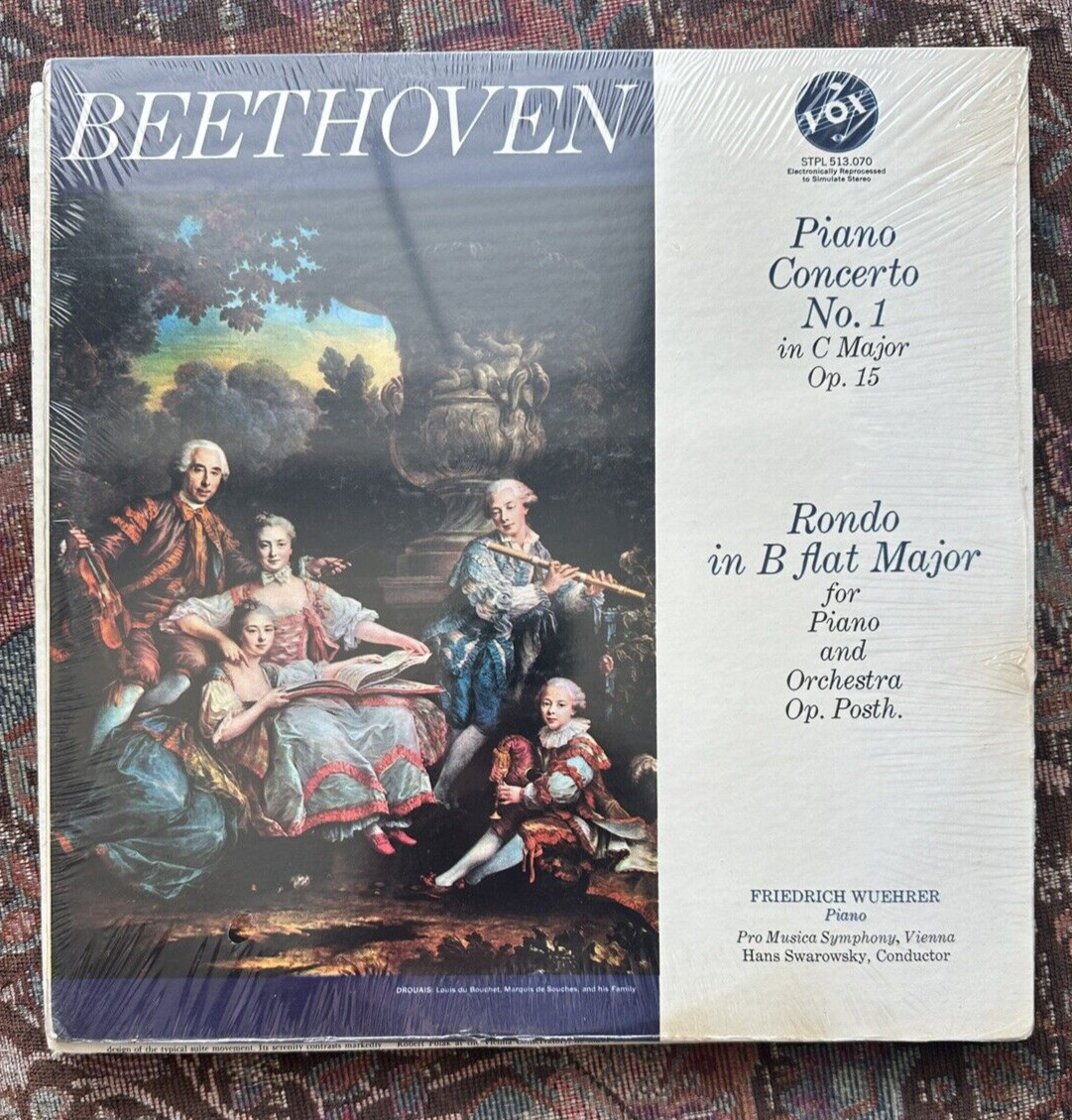 SEALED: Beethoven - Piano Concerto No. 1 - Friedrich Wuehrer - VOX STPL 513.070