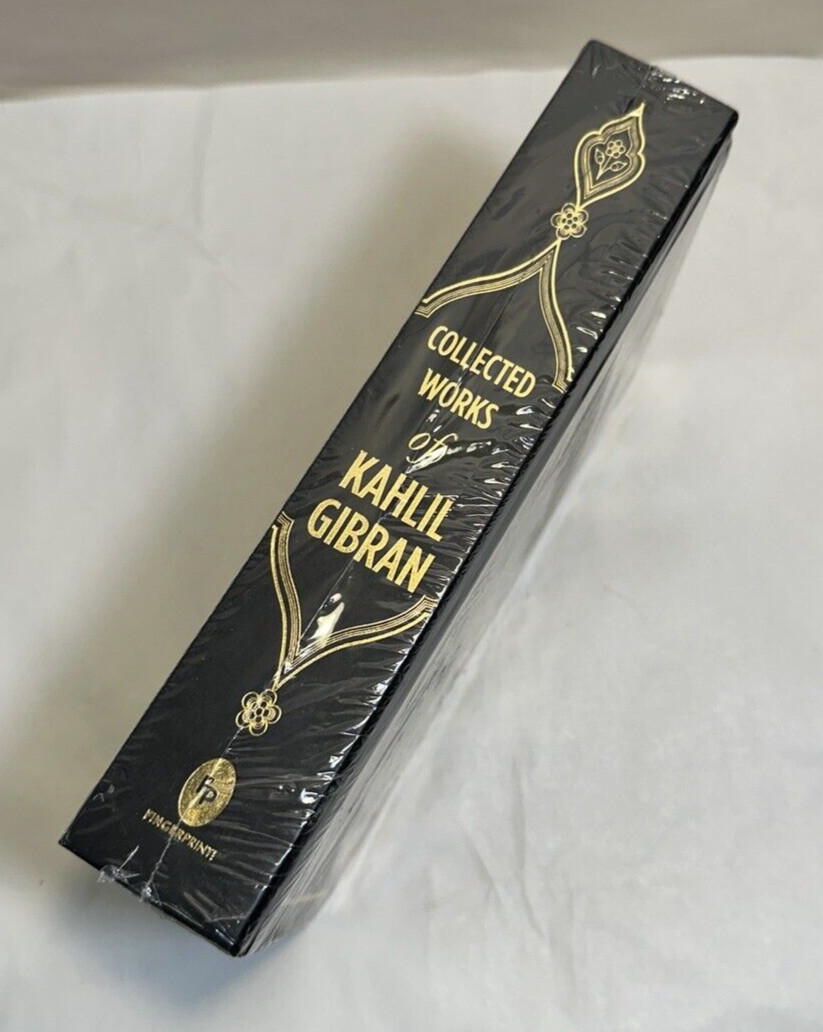 Kahlil Gibran: Collected Works of Kahlil Gibran Fingerprint Gold Hardcover NEW - Image 1
