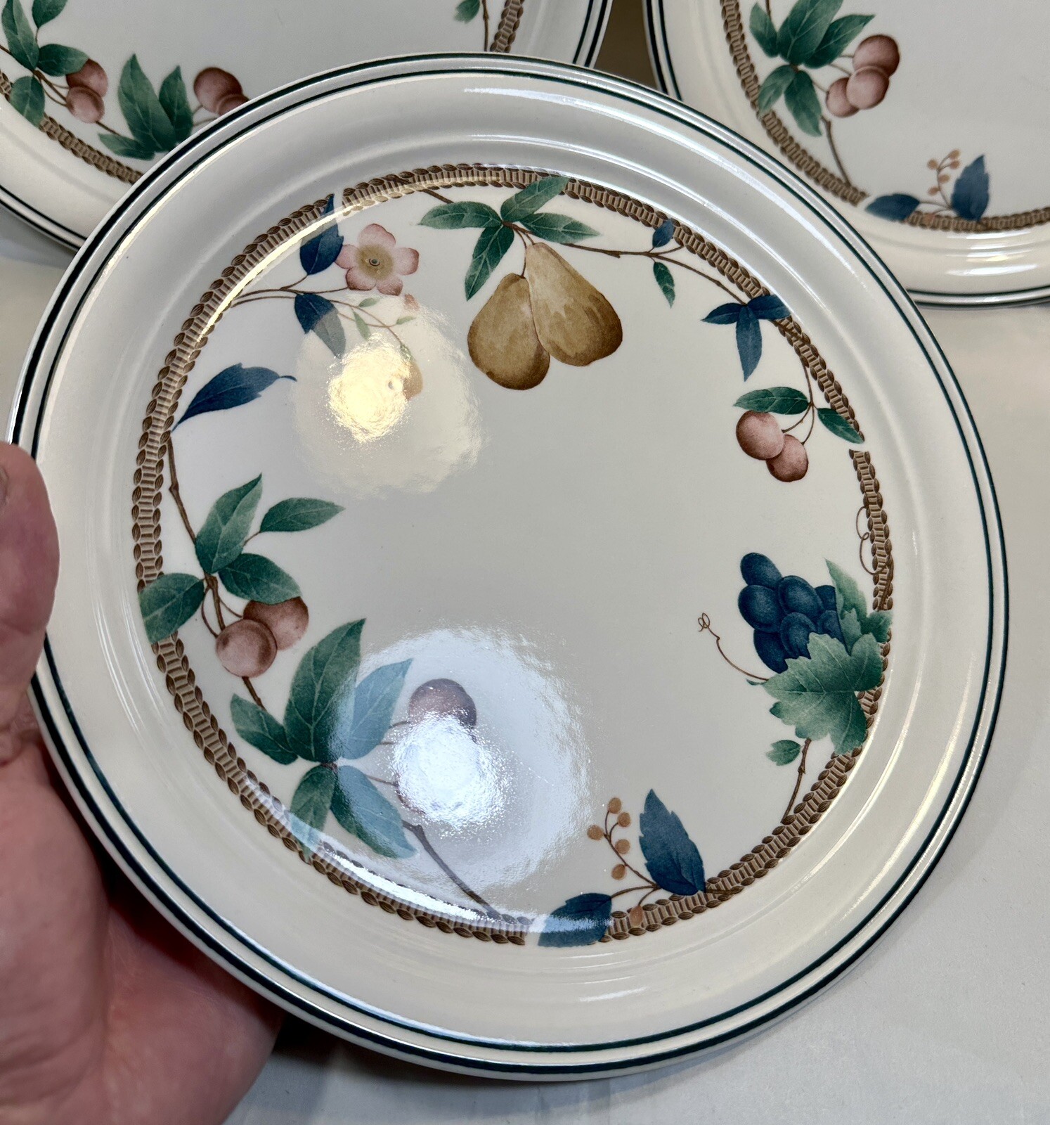 Set of 3 Noritake Keltcraft Nature's Bounty Ireland 10 1/2" Dinner Plates - EUC - Image 1