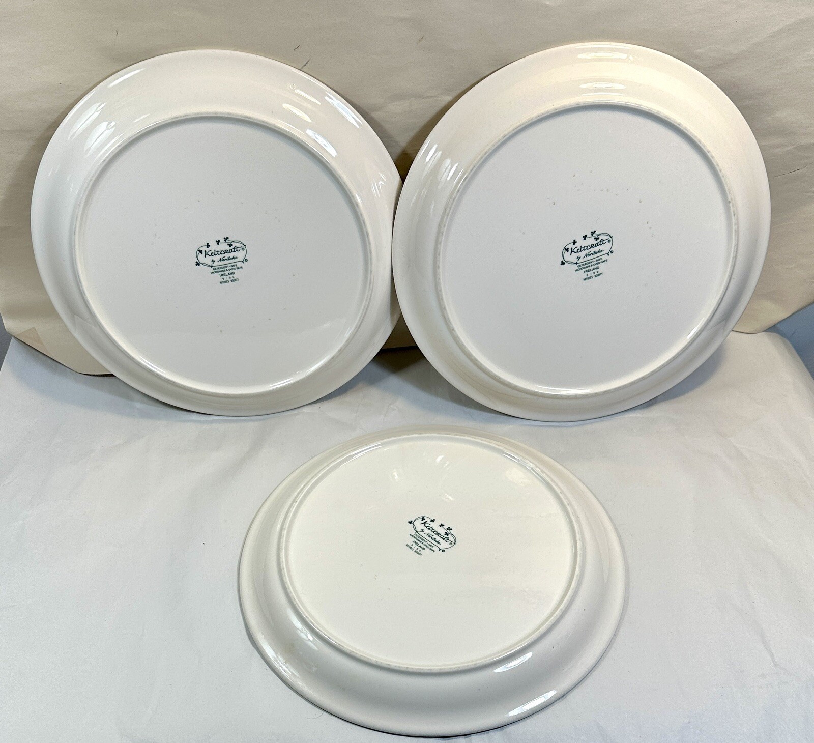 Set of 3 Noritake Keltcraft Nature's Bounty Ireland 10 1/2" Dinner Plates - EUC - Image 4