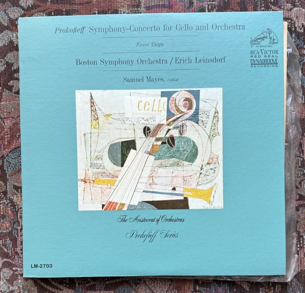 Prokofieff / Leinsdorf - Concerto for Cello and Orchestra - Mayes - LM-2703 - Image 1
