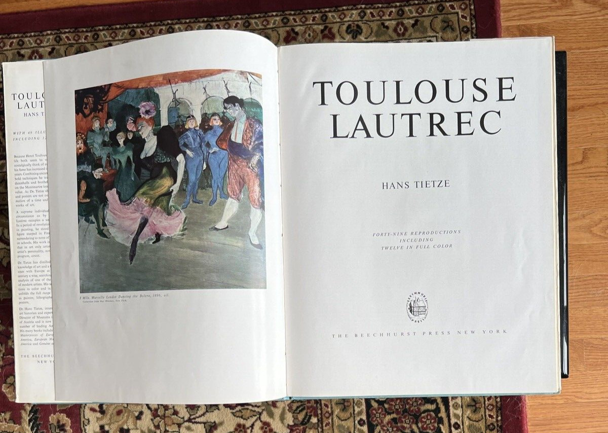 Hans Tietze / Toulouse Lautrec - First Edition, 1953 - Image 2