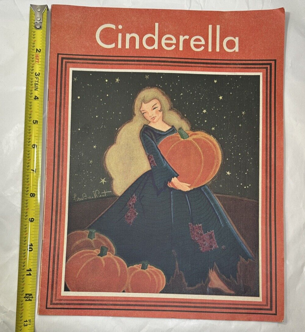 Vintage Mary Perks 1943 Cinderella - Illustrated American Crayon Co. - Image 7
