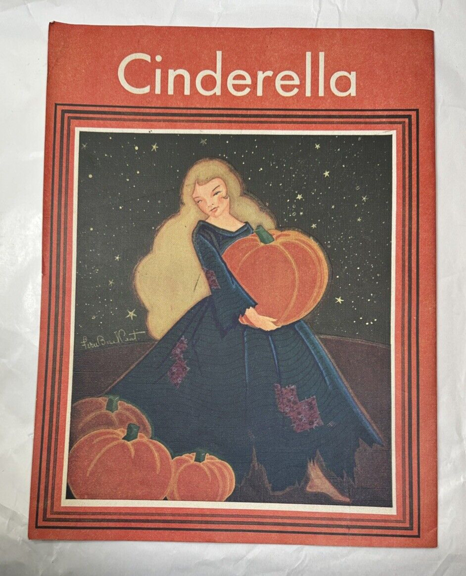 Vintage Mary Perks 1943 Cinderella - Illustrated American Crayon Co. - Image 8